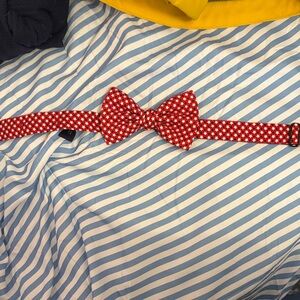 Vineyard Vines Red Star Pattern Bow Tie